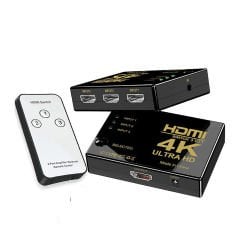 For Line UH-301 4K HDMI Switcher (3 Girişli Kumandalı)