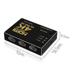 For Line UH-301 4K HDMI Switcher (3 Girişli Kumandalı)
