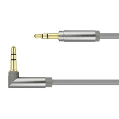 Jopus JA-06 3.5mm L Tipi Aux Kablo 1m Gri