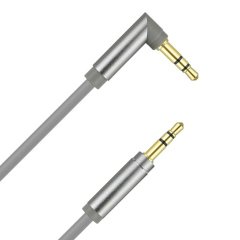 Jopus JA-06 3.5mm L Tipi Aux Kablo 1m Gri