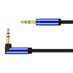 Jopus JA-06 3.5mm L Tipi Aux Kablo 1m Mavi