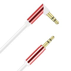 Jopus JA-06 3.5mm L Tipi Aux Kablo 1m Kırmızı