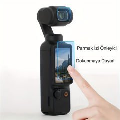 Markofist MF-EK30 Dji Osmo Pocket 3 Uyumlu Ekran Koruma Seti