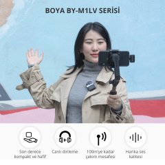 Boya BY-M1LV-D Lightning IPhone Kablosuz Mikrofon