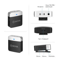 Boya BY-M1LV-D Lightning IPhone Kablosuz Mikrofon
