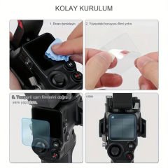 Markofist MF-EK31 Dji RS3 ve RS4 Serisi Uyumlu Ekran Koruma Seti