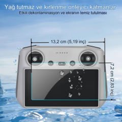 Markofist MF-EK32 Dji RC RC2 Uyumlu Ekran Koruma Seti