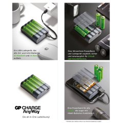 Gp Charge AnyWay X411 AA Pilli Usb Şarj Cihazı Powerbank