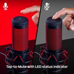 HyperX QuadCast Profesyonel USB Condenser Mikrofon