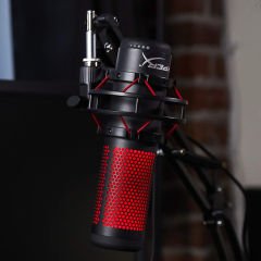 HyperX QuadCast Profesyonel USB Condenser Mikrofon