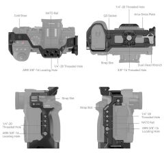 SmallRig 4022 Panasonic LUMIX G9 II / S5 II / S5 IIX  için  Kafes