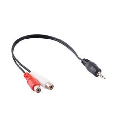 Markofist MF-SK3-D 3.5mm Stereo Erkek - 2 RCA Dişi Dönüştürücü