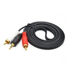 Markofist MF-SK2-30 2 RCA - 3.5mm Stereo Ses Kablosu 3m