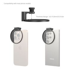 SmallRig 5203 Vibe P30 67mm Halka LED Video Işığı (Evrensel Dişli Filtre Adaptör Kiti)