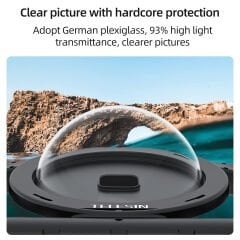 Telesin GP-DMP-T10 Gopro Hero 9 10 11 Su Altı Dome Port