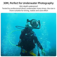 Telesin GP-DMP-T10 Gopro Hero 9 10 11 Su Altı Dome Port