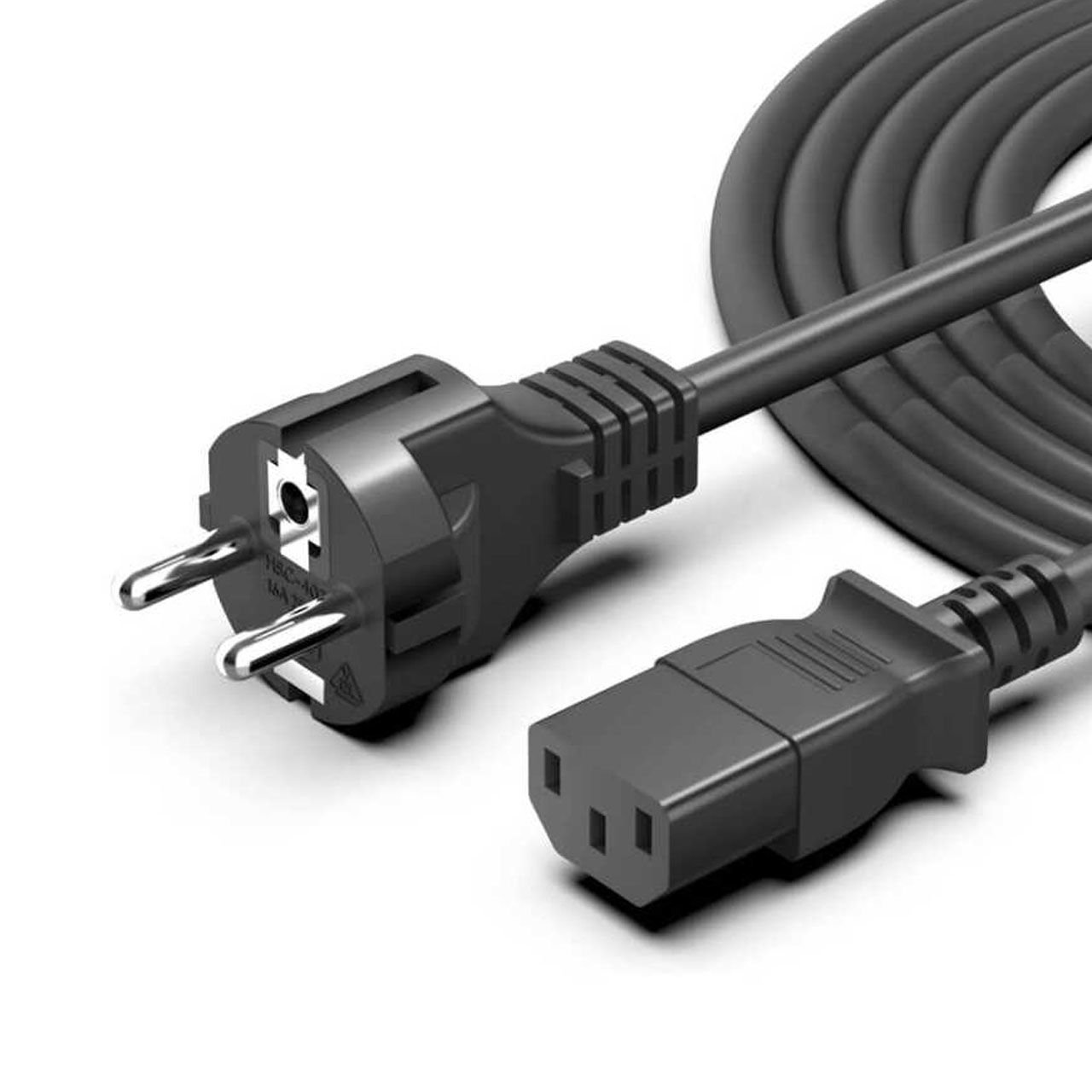 Markofist MF-AC03 AC Priz Elektrik Güç Kablosu 1.8m (Kasa Monitör Kablo)