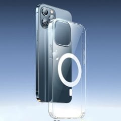 Markofist MF-ITK13 iPhone 13 Magsafe Uyumlu Manyetik Şeffaf Silikon Kılıf