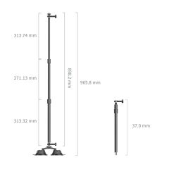 SmallRig 4380 Insta360 X3 X4 X5 Ve Aksiyon Kameralar İçin  Vakumlu Araç Montaj Seti