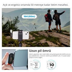 Boya BY-WM3T2-D2 İkili Kablosuz Yaka Mikrofonu