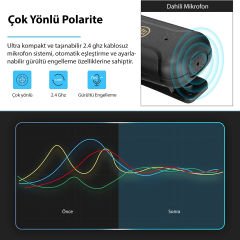 Boya BY-WM3T2-U2 İkili Kablosuz Yaka Mikrofonu