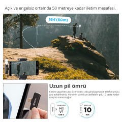 Boya BY-WM3T2-U2 İkili Kablosuz Yaka Mikrofonu