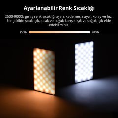Andoer W140 RGB Led Video Efekt Işığı