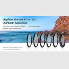 Ulanzi M023GBW1 Magfilter Magsafe Uyumlu 52mm Filtre Takma Halkası (HP-013)