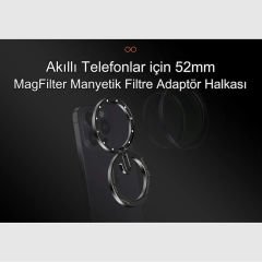 Ulanzi M023GBW1 Magfilter Magsafe Uyumlu 52mm Filtre Takma Halkası (HP-013)
