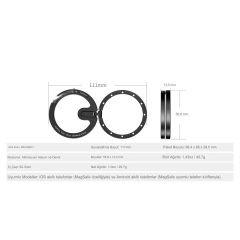 Ulanzi M023GBW1 Magfilter Magsafe Uyumlu 52mm Filtre Takma Halkası (HP-013)