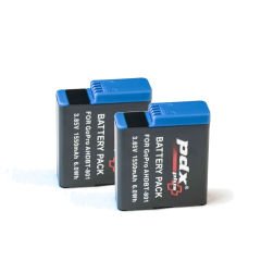 PDX AHDBT-801H Gopro Hero 5 6 7 8 Aksiyon Kamera Ikili Hızlı Şarj Cihazı + 2 Batarya