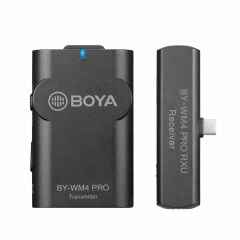 Boya BY-WM4 PRO-K5 Samsung Galaxy S21 FE Kablosuz Yaka Mikrofonu