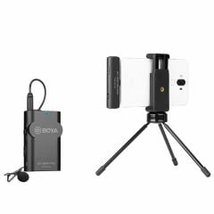 Boya Samsung Galaxy A14 Kablosuz Yaka Mikrofonu
