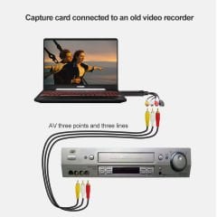 Markofist MF-CC11 Analog RCA USB Video Capture Card