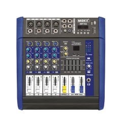 Midex MP-700 Power Mikser Amfi 2x350W 4 Kanal Dsp Efekt EQ Usb