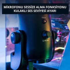 Blue Yeti Profesyonel USB Yayıncı Mikrofonu