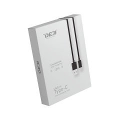 Deji DJ-C06 Type-c Usb Data ve Şarj Kablosu Siyah