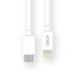 Deji DJ-C13 Lightning - Type-c PD Hızlı Usb Data ve Şarj Kablosu Beyaz