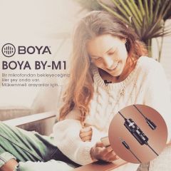 Boya BY-M1 Yaka Mikrofonu (Sıfır Ayarında Az Kullanılmış)