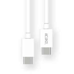 Deji DJ-C14 Type-c - Type-c PD Hızlı Usb Data ve Şarj Kablosu Beyaz