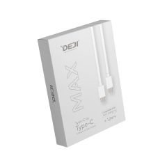 Deji DJ-C14 Type-c - Type-c PD Hızlı Usb Data ve Şarj Kablosu Beyaz
