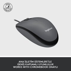 Logitech B100 USB Kablolu Optik Mouse
