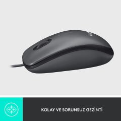 Logitech B100 USB Kablolu Optik Mouse