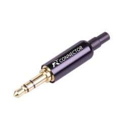 R-Connector 3.5mm TRRS Metal Jack Konnektör