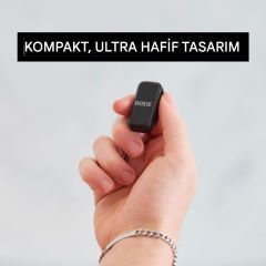 Rode Wireless Micro Lightning İkili Kablosuz Yaka Mikrofonu - Distribütör Garantili