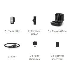 Rode Wireless Micro Lightning İkili Kablosuz Yaka Mikrofonu - Distribütör Garantili