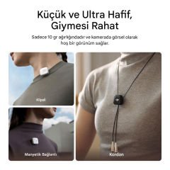 DJI Mic Mini 2 Kişilik Kablosuz Yaka Mikrofonu - Distribütör Garantili