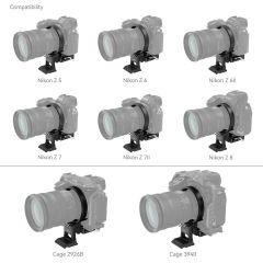 SmallRig 4306 Nikon'a Z Serisi İçin Döndürülebilir Yataydan Dikeye Montaj Plakası Kiti