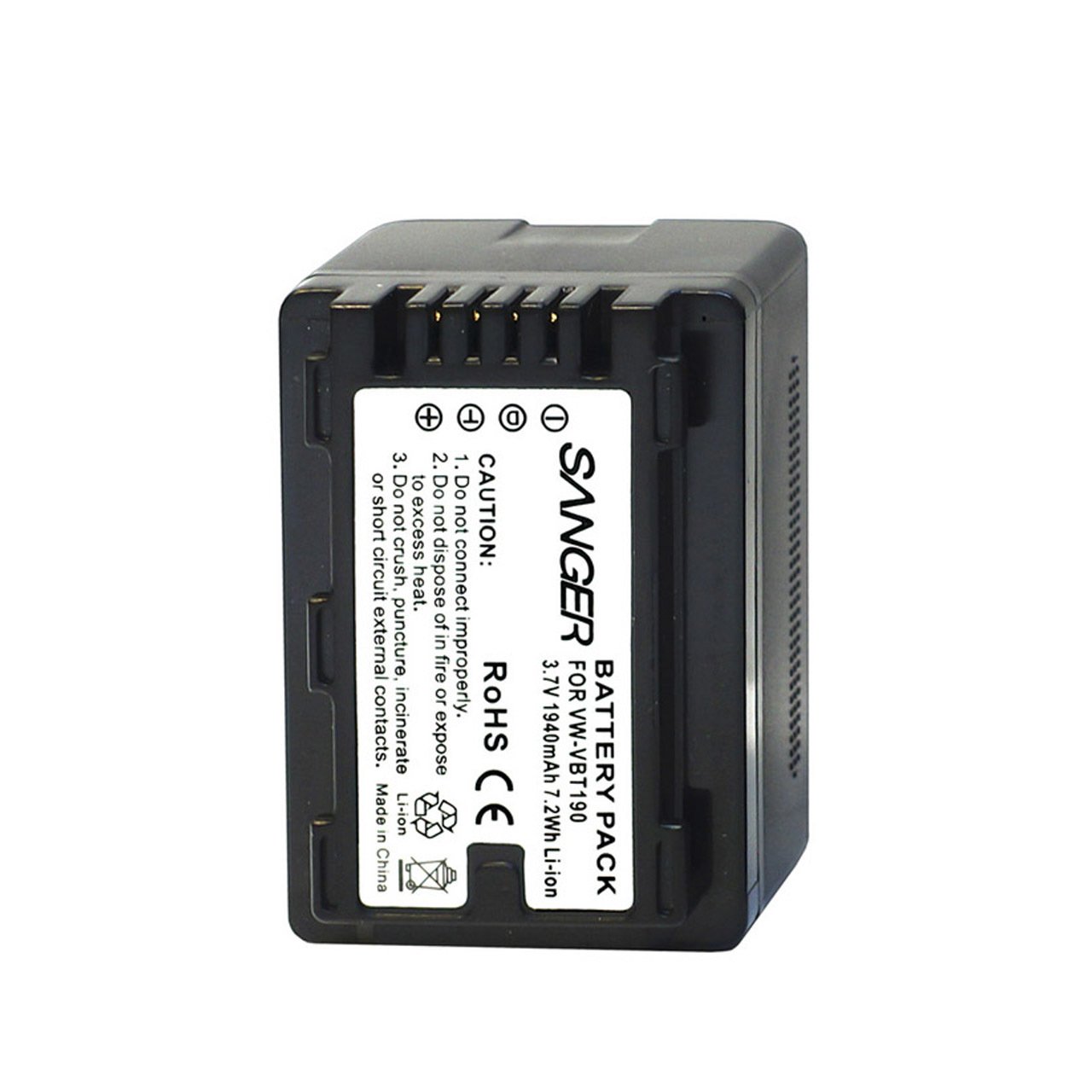 Sanger VW-VBT190 Panasonic Kamera Batarya