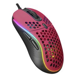 Rampage SMX-R85 Gentle 6400dpi Kırmızı RGB Ledli Süper Hafif Makrolu Gaming Oyuncu Mouse